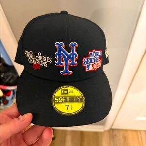 New York Mets 1986 patch fitted hat